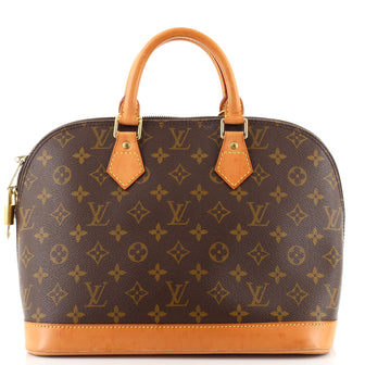 Louis Vuitton Vintage Alma Handbag Monogram Canvas PM