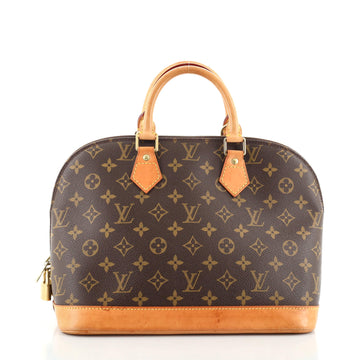 Louis Vuitton Vintage Alma Handbag Monogram Canvas PM