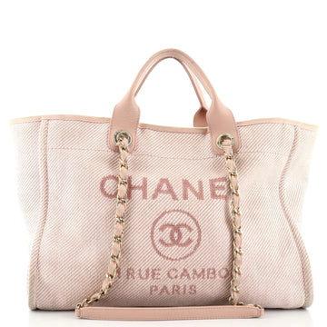 Chanel Deauville Tote Raffia Medium