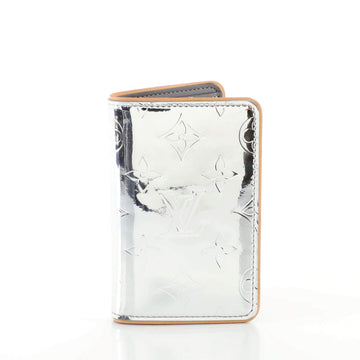 Louis Vuitton Slender Pocket Organizer Monogram Mirror Coated Canvas