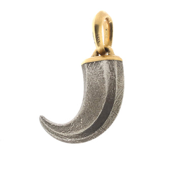 David Yurman Faceted Claw Pendant Pendant & Charms 18K Yellow Gold with Meteorite