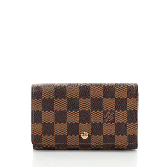 Louis Vuitton Porte Monnaie Tresor Wallet Damier