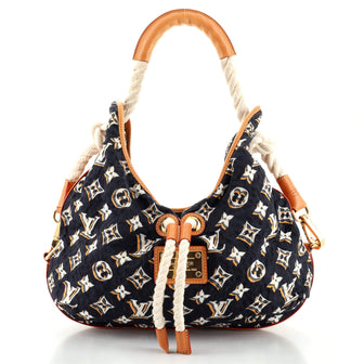 Louis Vuitton Bulles Handbag Monogram Nylon MM