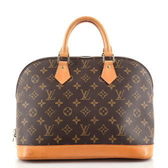Louis Vuitton Vintage Alma Handbag Monogram Canvas PM