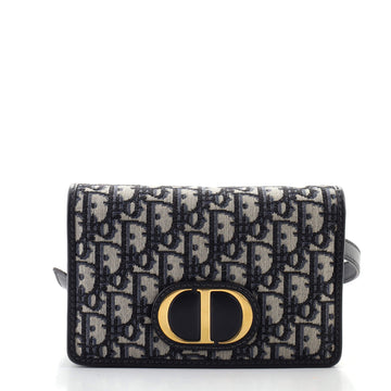 Christian Dior 30 Montaigne 2-in-1 Pouch Oblique Canvas