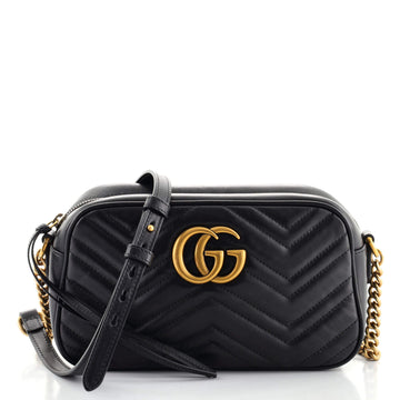 Gucci GG Marmont Shoulder Bag Matelasse Leather Small