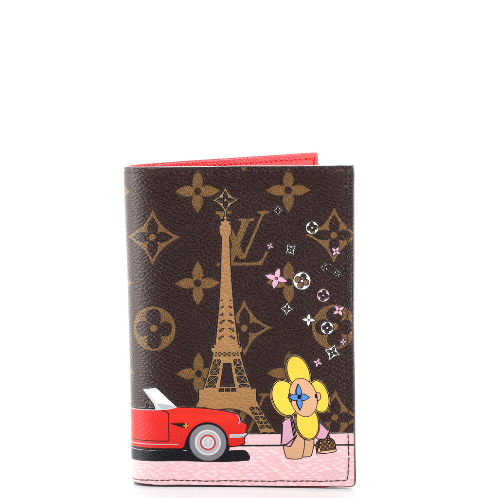 Louis Vuitton Passport Cover Limited Edition Vivienne Xmas Monogram Canvas  Brown 1221241