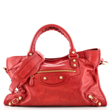 Balenciaga City Giant Studs Bag Leather Medium