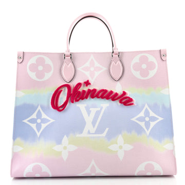 Louis Vuitton OnTheGo Tote Limited Edition Cities Escale Monogram Giant GM