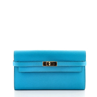 Hermes Kelly Wallet Chevre Mysore Long