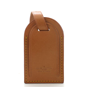 Louis Vuitton Luggage Tag Vachetta Leather