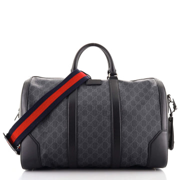 Gucci Convertible Duffle Bag GG Coated Canvas Medium