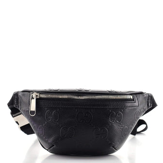 Gucci Belt Bag GG Embossed Perforated Leather Small