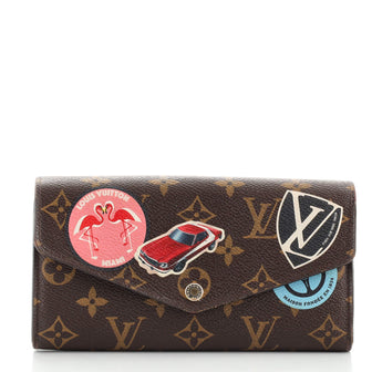 Louis Vuitton Sarah Wallet NM Limited Edition World Tour Monogram Canvas