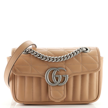 Gucci GG Marmont Flap Bag Matelasse Leather Mini
