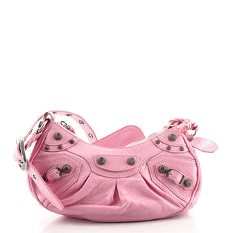 Balenciaga Le Cagole Giant Studs Shoulder Bag Leather XS