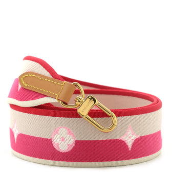 Louis Vuitton Logo Shoulder Strap Jacquard Wide