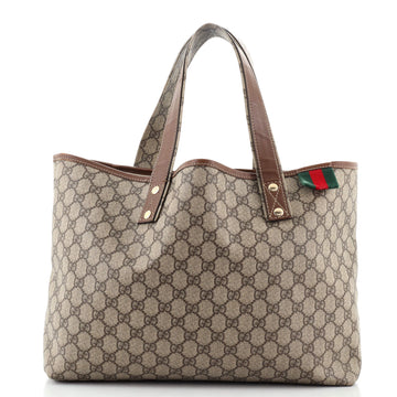 Gucci Web Loop Tote GG Coated Canvas Medium
