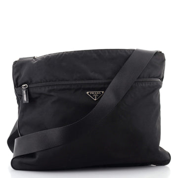 Prada Front Pocket Messenger Bag Tessuto Large