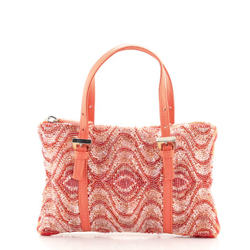 Fendi Vintage Belt Tote Beaded Small