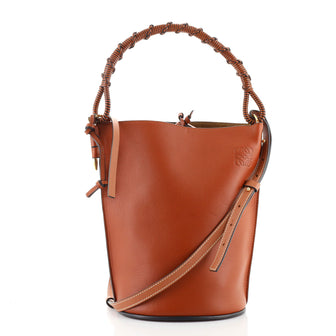 Loewe Gate Top Handle Bucket Bag Leather Medium