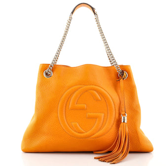 Gucci Soho Chain Strap Shoulder Bag Leather Medium