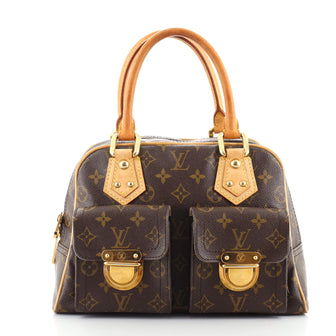 Louis Vuitton Manhattan Handbag Monogram Canvas PM