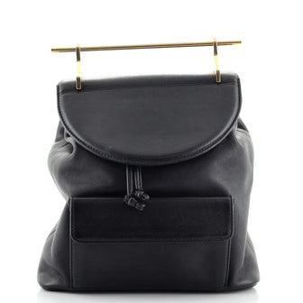 M2Malletier Front Pocket Backpack Leather Small