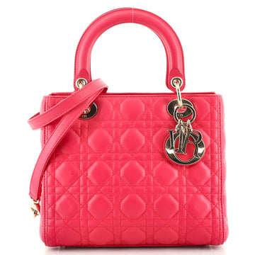 Christian Dior Lady Dior Bag Cannage Quilt Lambskin Medium