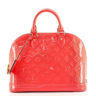 Louis Vuitton Alma Handbag Monogram Vernis PM