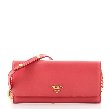 Prada Wallet on Chain Saffiano Leather