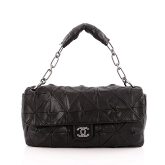 Chanel Origami Flap Bag Quilted Lambskin Jumbo