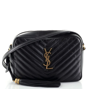 Saint Laurent Lou Camera Bag Matelasse Chevron Leather Small
