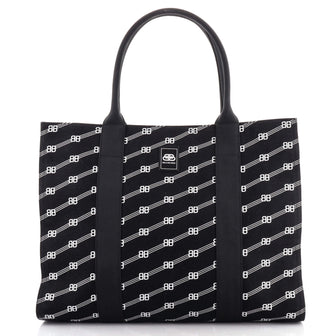 Balenciaga Trade East-West Tote Printed Canvas Large
