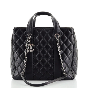 Chanel Easy Carry Satchel Quilted Lambskin Medium