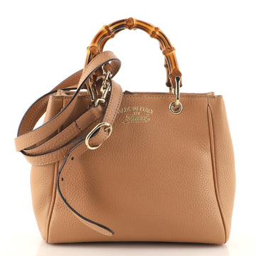 Gucci Bamboo Shopper Tote Leather Mini