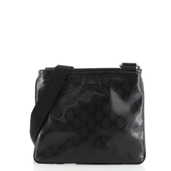 Gucci Zip Top Messenger Bag GG Imprime Small