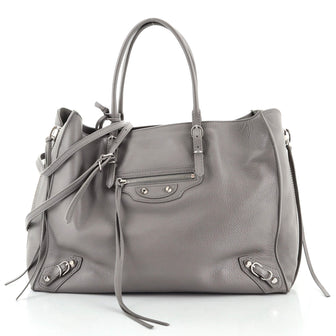 Balenciaga Papier B4 Zip Around Classic Studs Bag Leather
