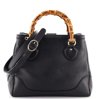 Gucci Diana Bamboo Top Handle Tote Leather Small