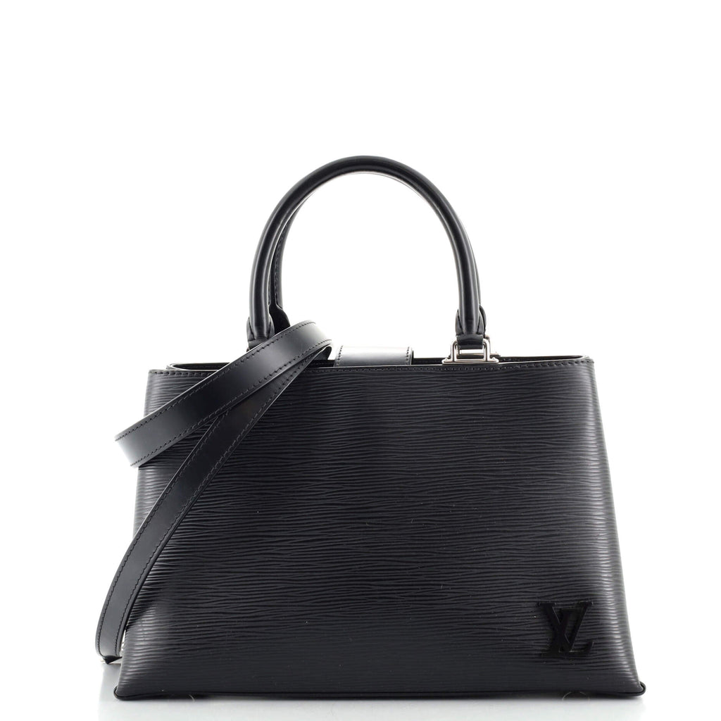 Louis Vuitton Kleber Handbag Epi Leather PM Black 122596176