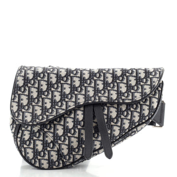 Christian Dior Saddle Crossbody Bag Oblique Canvas