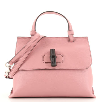 Gucci Bamboo Daily Top Handle Bag Leather Small