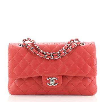Chanel Vintage Classic Double Flap Bag Quilted Lambskin Medium