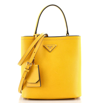 Prada Panier Bucket Bag Saffiano Leather Medium
