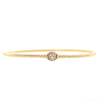 David Yurman Petite Solari Center Station Bracelet 18K Yellow Gold with Diamonds