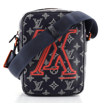 Louis Vuitton Danube Handbag Limited Edition Upside Down Monogram Ink PM