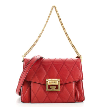 Givenchy GV3 Flap Bag Quilted Leather Small