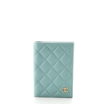 Chanel Passport Holder Quilted Caviar