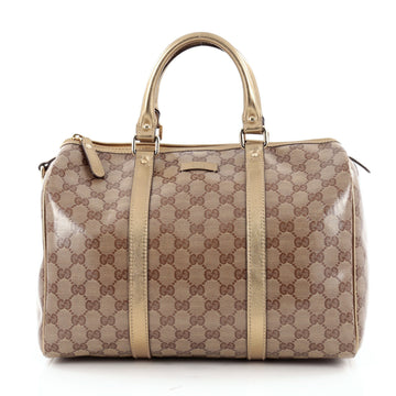 Gucci Joy Boston Bag GG Coated Canvas Medium