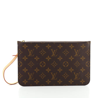 Louis Vuitton Neverfull Pochette Monogram Canvas Large